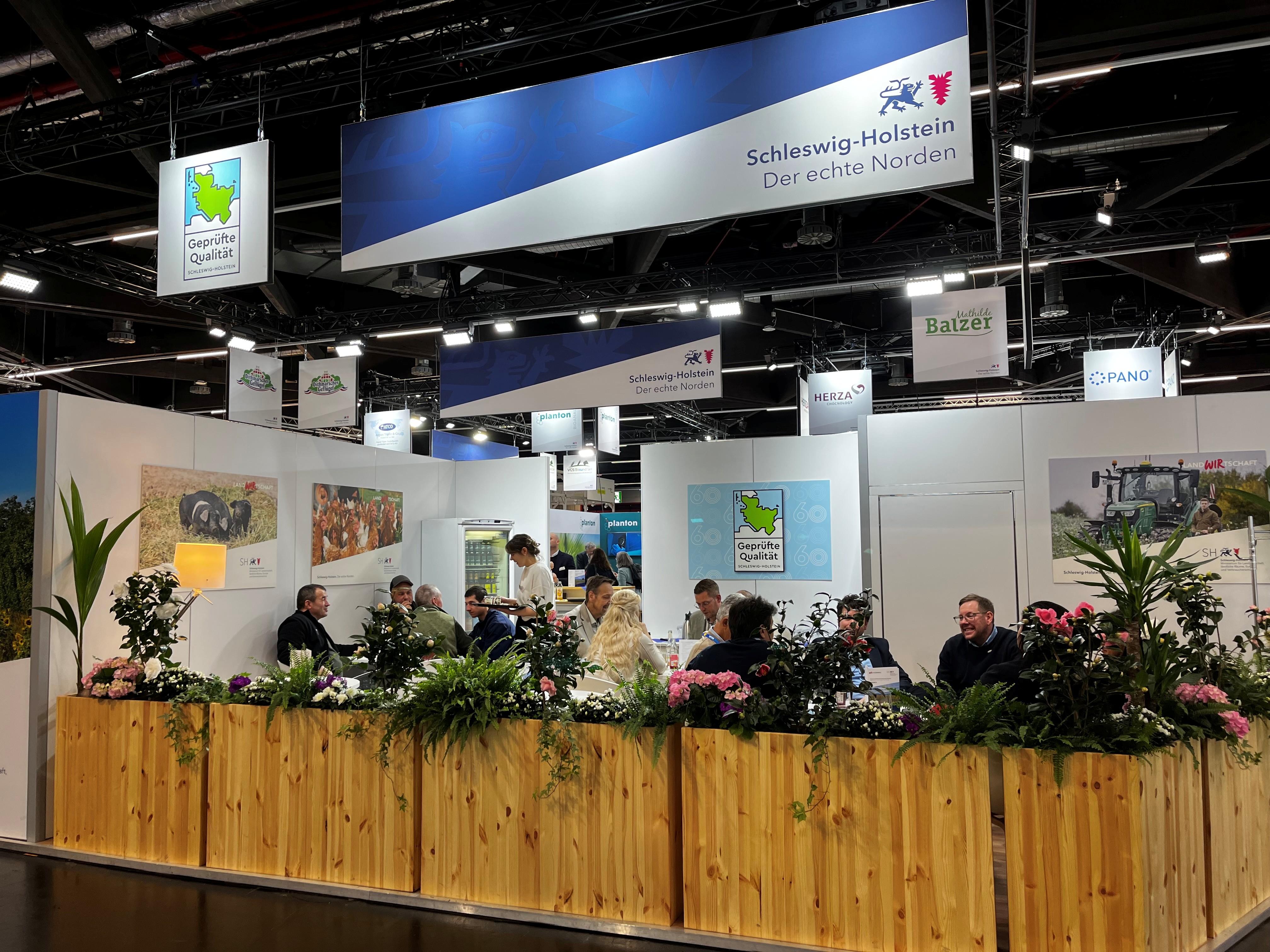 Der schleswig-holsteinische Gemeinschaftstand auf der Biofach Messe