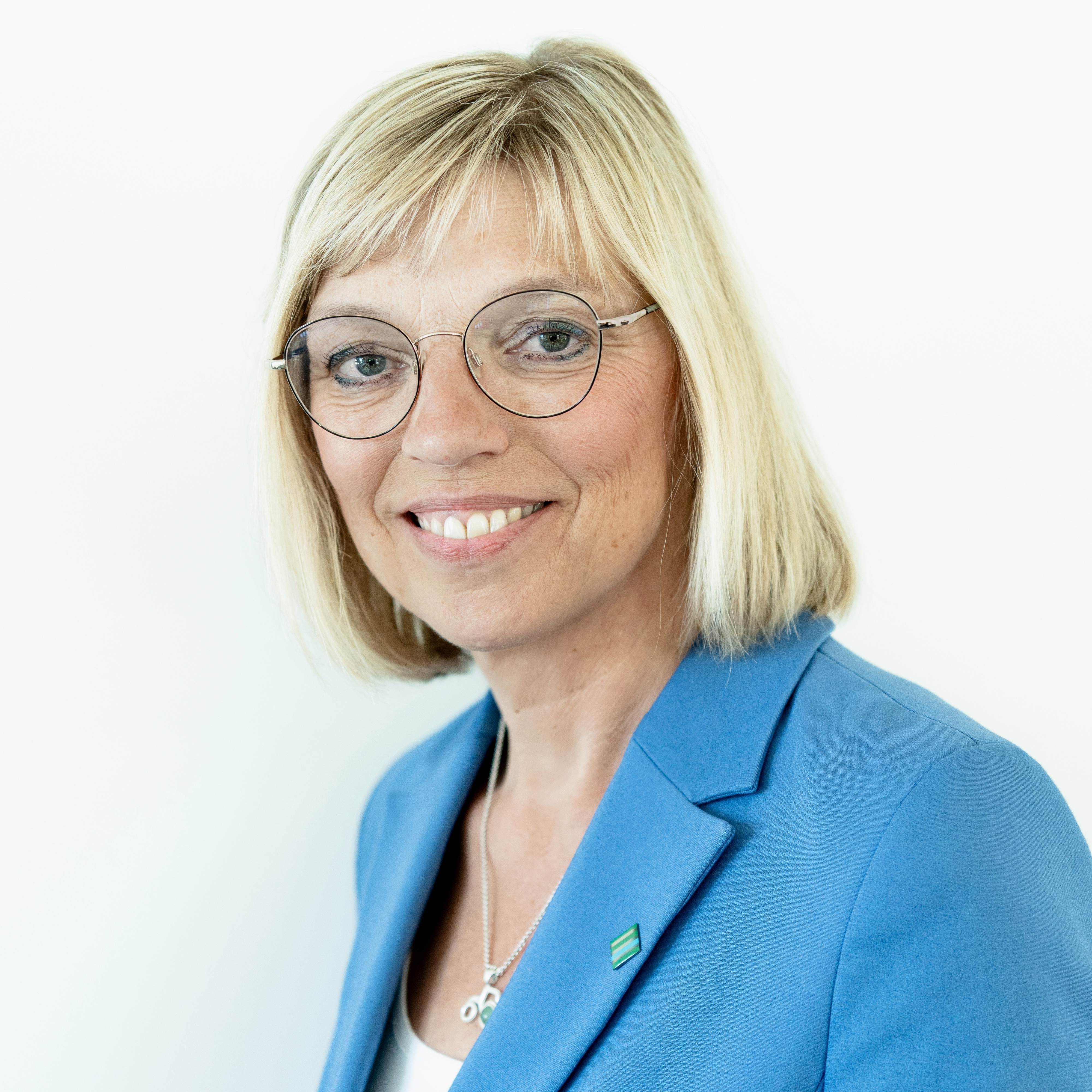 Frau mit Brille